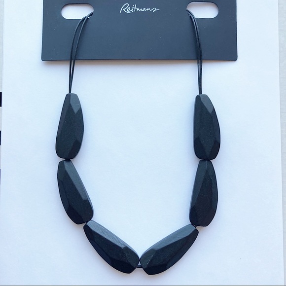 NEW Chunky Black Necklace - Picture 1 of 3